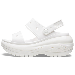 女款 Crocs卡駱馳 涼鞋 光輪 白色 經典