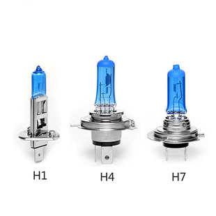超亮汽車燈泡超勁光H4H7H1氙氣燈12V24V遠光近光霧燈高亮聚光年審