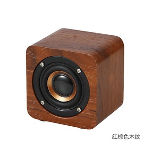 Q1木質(zhì)迷你無線藍(lán)m牙音箱手機(jī)便攜TWS互聯(lián)禮品大功率小音響低音炮