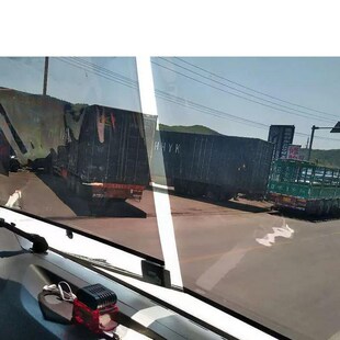 大巴車客車貨車透明遮陽膜自動(dòng)伸縮可視太陽膜遮R陽簾前擋風(fēng)隔熱