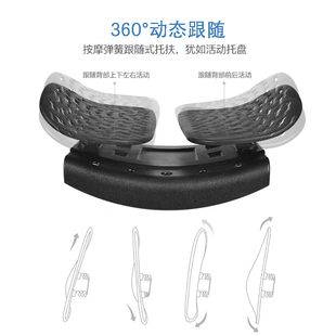 人體工學腰靠辦公室護腰靠墊久坐靠背墊氣囊腰墊汽車座椅腰托靠背