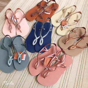 平底鞋 涼鞋 夾趾夏季 防滑 Luna 巴西正品 Havaianas 哈瓦那人字拖鞋