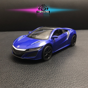 藍色 謳歌NSX 仿真合金開門回力玩具車汽車模型擺件 馬珂垯1