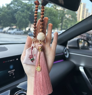 飾品男女禮物 高檔汽車后視鏡掛件平安車載裝 以謙堂天然菩提 葫蘆