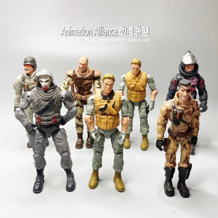 正版 18關節可動手公仔辦模型玩具 散貨3.75寸兵人lanard特種部隊1