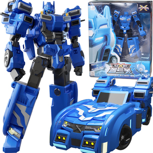 正版 迷你特工隊(duì)X弗特機(jī)甲汽車變形機(jī)器人玩具兒童男孩米米金剛
