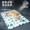 寵物冰墊涼席墊子狗狗夏天涼墊貓咪冰床睡墊地墊降溫用品夏季 冰窩