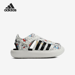 小童魔術貼沙灘涼鞋 Adidas 新款 2024夏季 IF0929 阿迪達斯官方正品