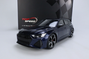 全封閉 現貨 樹脂車模型擺件 Avant TopSpeed RS6 奧迪