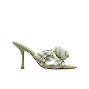 女士涼鞋 圓頭高跟穆勒鞋 81016031 花色 SS2025 BURBERRY