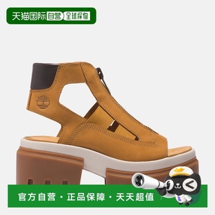 小麥色磨砂革 timberland女士 涼鞋 Gladiator 美 Everleigh