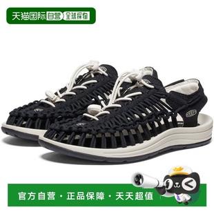 日本直郵KEEN 1028565透氣減震輕便支撐 女士獨(dú)特帆布涼鞋