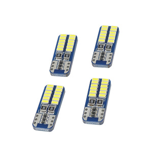 廠家直銷LED汽車燈t10示寬燈3014led車燈24燈led示寬燈汽車車燈