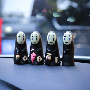 經典 千與千尋無臉男仿真造型人偶手辦汽車中控擺件收藏禮物現貨