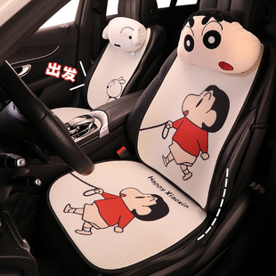 汽車座椅套小蠻腰坐墊四季 座套 通用卡通可愛女神飛度速騰軒逸冬季