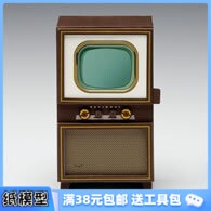 懷舊經典 電器 黑白電視機 迷你家電 3D紙模型手工diy禮物