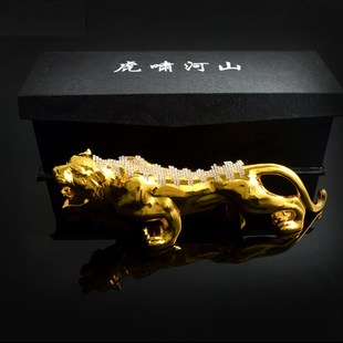汽車擺件高檔霸氣老虎時尚 飾品大號合金車飾車載擺Y設(shè)車內(nèi)用品 裝