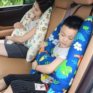 汽車(chē)頭枕兒童睡覺(jué)神器護(hù)頸枕長(zhǎng)途車(chē)載上抱枕后座后排枕頭車(chē)用睡枕