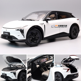 AR代工吉利原廠1：18極越01合金全開新能源SUV汽車模型禮物擺件
