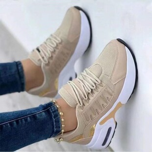 women sport shoes 休閑運動鞋 size Sneakers big 坡跟網面女鞋