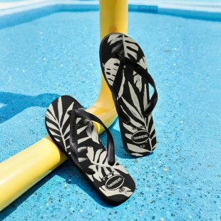 Havaianas哈唯納Aloha人字拖鞋 印花夾腳拖夏戶外沙灘外穿涼拖 男士
