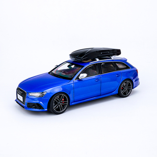 奧迪RS6 AVANT 原廠威爾 合金全開汽車模型 瓦罐車 收藏
