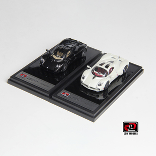 帕加尼 黑碳 LCD 合金汽車模型 Utopia Pagani 現貨 烏托邦