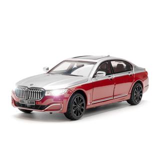 仿真1比24寶760LI合金汽車模型擺件兒童玩具代發(fā) 開窗盒裝