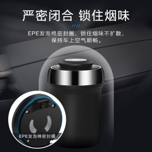 車用創(chuàng)意汽車多功能個性 帶蓋男 有蓋自動車載車內(nèi)用品煙灰缸懸掛式