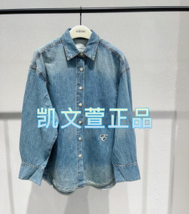 牛仔襯衫 專柜正品 1999現貨上新2024夏款 EBD2SHT014