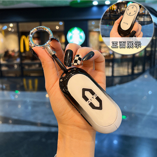 適用問界M9鑰匙套2024款 包汽車殼扣金屬 華為m9增程UItra純電MAX版