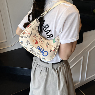 簡約質感可愛 休閑包單肩包女包洋氣小包包斜挎包夏季 2025新款 時尚