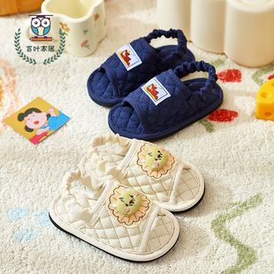 居家室內輕便吸汗超軟薄款 新款 3歲男女寶學步鞋 靜音 純棉布藝1