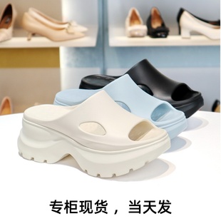 外穿一字拖女KHM53296 休閑增高涼拖鞋 COMELY康莉2025新款 厚底拖鞋