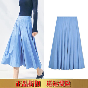 新品 2594325 女裝 寬擺簡約氣質迷笛裙 411 中長款 2025夏季