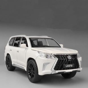 32雷克薩斯LX570汽車模型大號仿真越野車擺件兒童合金玩具車