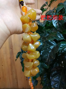 云南保山騰沖龍陵天然黃龍玉掛件汽車內掛飾茶壺把把胡糊玉石車掛