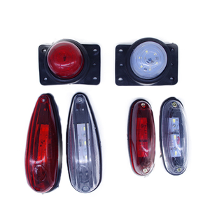 12v24V貨車LED高亮箱燈示寬燈橡膠邊燈角燈LED示廓燈箱貨示寬燈