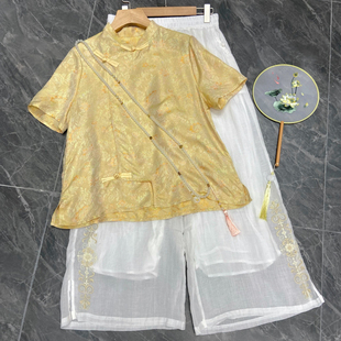 不含配件 盤扣小衫 XB0542 氣質(zhì)時尚 LC夏上新新中式