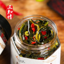 三知情剁椒黃瓜皮特產咸菜農家腌制醬菜下飯菜泡菜榨菜拌面醬黃瓜