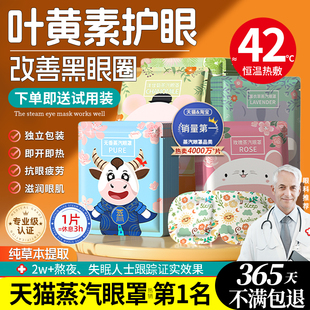 蒸汽眼罩緩解眼睛疲勞熱敷學生睡眠遮光發(fā)熱護眼貼加熱蒸手葉黃素