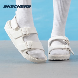 潮流運動涼拖休閑透氣輕便拖鞋 skechers斯凱奇涼鞋 時尚 新款 女鞋