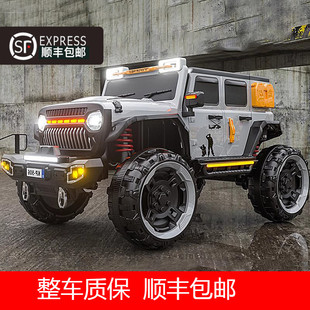 兒童電動車四輪汽車越野車寶寶牧馬人遙控玩具車大人可坐人童車