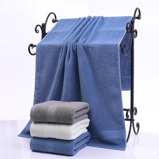 棉浴巾家用柔軟吸水70 140加大加厚禮品刺繡logo毛巾被定制
