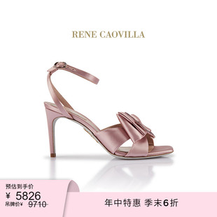 CAOVILLA RENE 末6折 SARA系列蝴蝶結水鉆高跟涼鞋 季