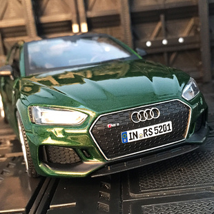 Coupe合金車模Audi汽車模型金屬擺件送朋友收藏 24仿真奧迪RS5