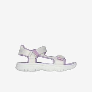 女童透氣防滑搭扣休閑露趾涼鞋 2024新款 斯凱奇正品 Skechers