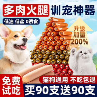 火腿腸狗狗零食泰迪比熊小型犬成犬幼犬香腸貓寵物磨牙棒寵物零食