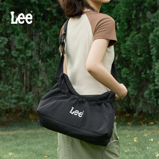 Lee斜挎包女2025夏季 云朵包大容量休閑背包泡芙包通勤單肩包 新款