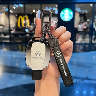 適用于奔馳gla200鑰匙套c200l扣b200車cla220男c180l老款 a180女包